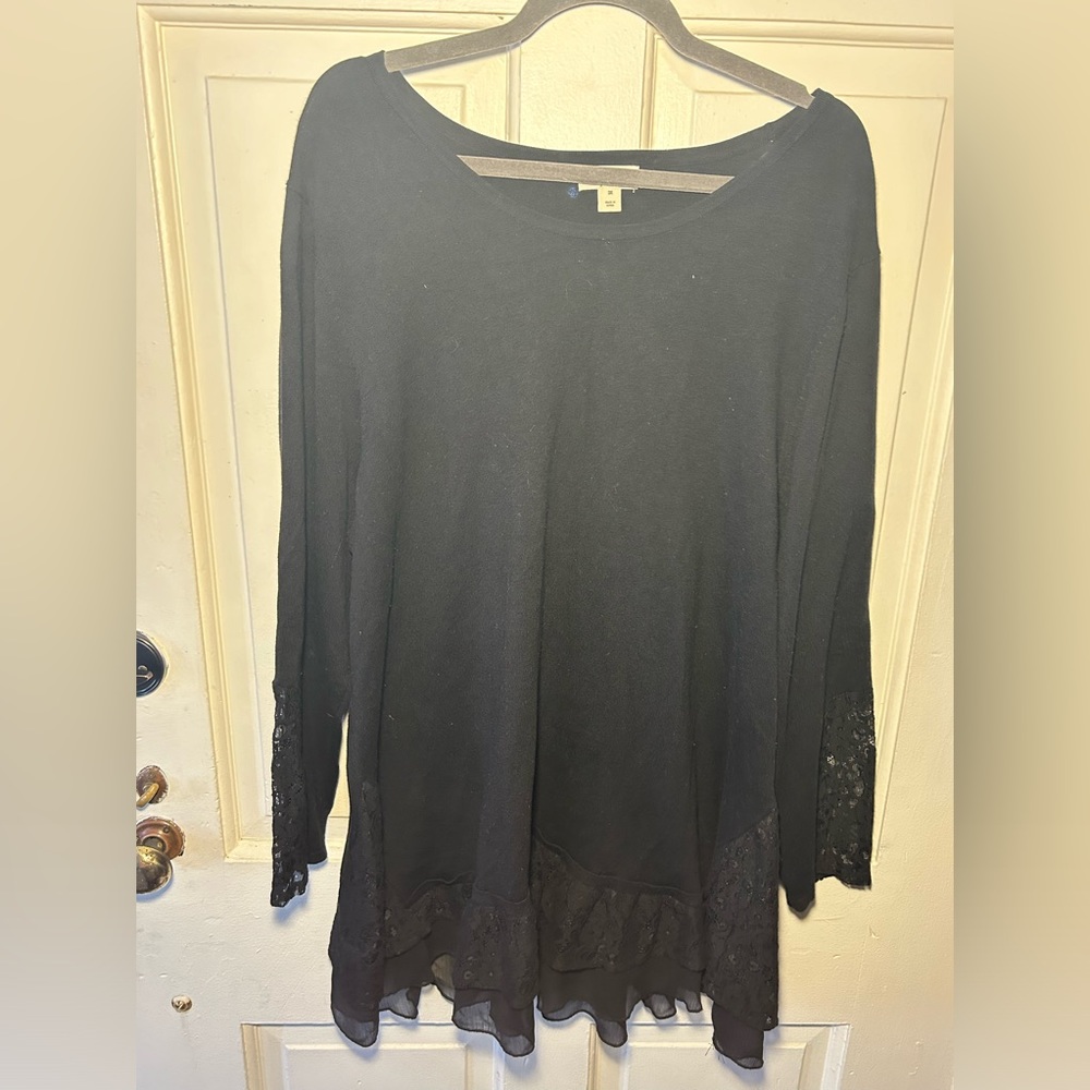 Lace sweater